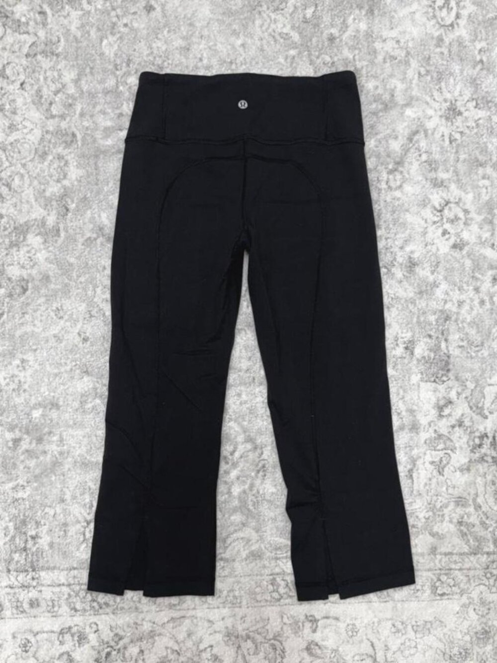 Y2K Lululemon leggings split hem groove crop